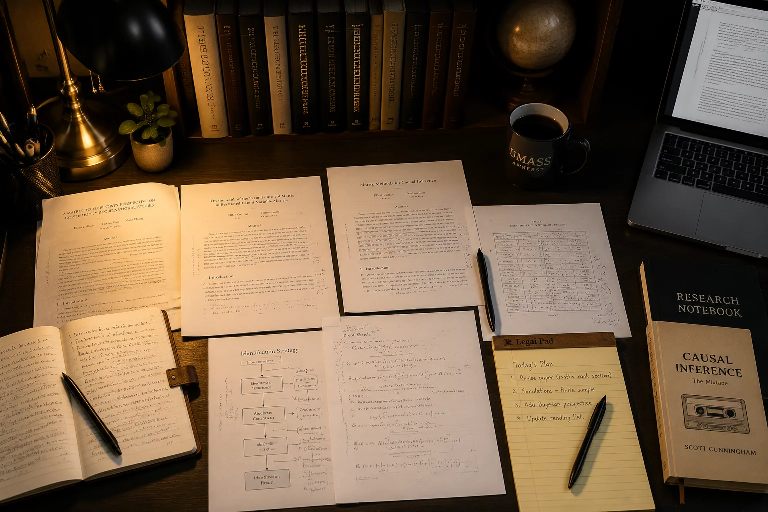 Research literature category workspace